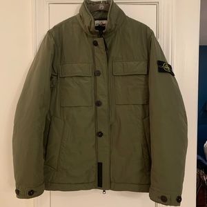 Stone Island Micro Reps Jacket Green Medium